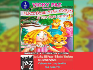 VICKY PAZ presenta Ricitos de Oro y los tres Ositos