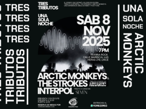 TRIBUTO A ARCTIC MONKEYS, THE STROKES E INTERPOL